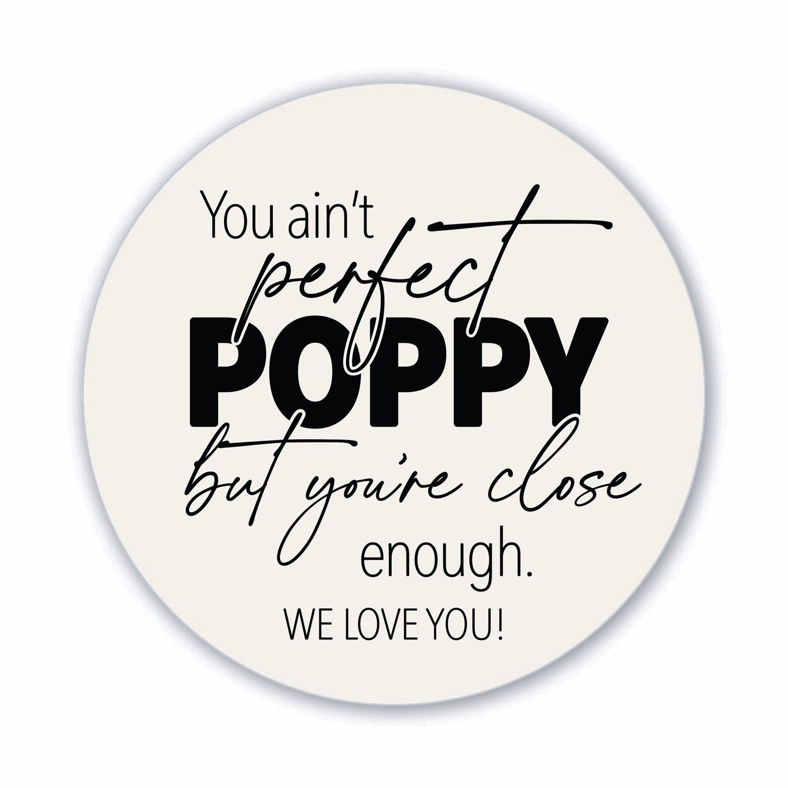 Modern Grandparents Refrigerator Magnet Gift - As A Grandpa - LifeSong Milestones