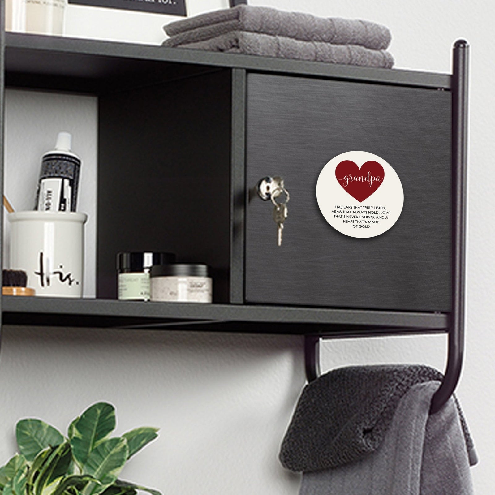 Modern Grandparents Refrigerator Magnet Gift - As A Grandpa - LifeSong Milestones