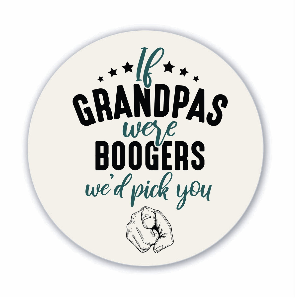 Modern Grandparents Refrigerator Magnet Gift - As A Grandpa - LifeSong Milestones