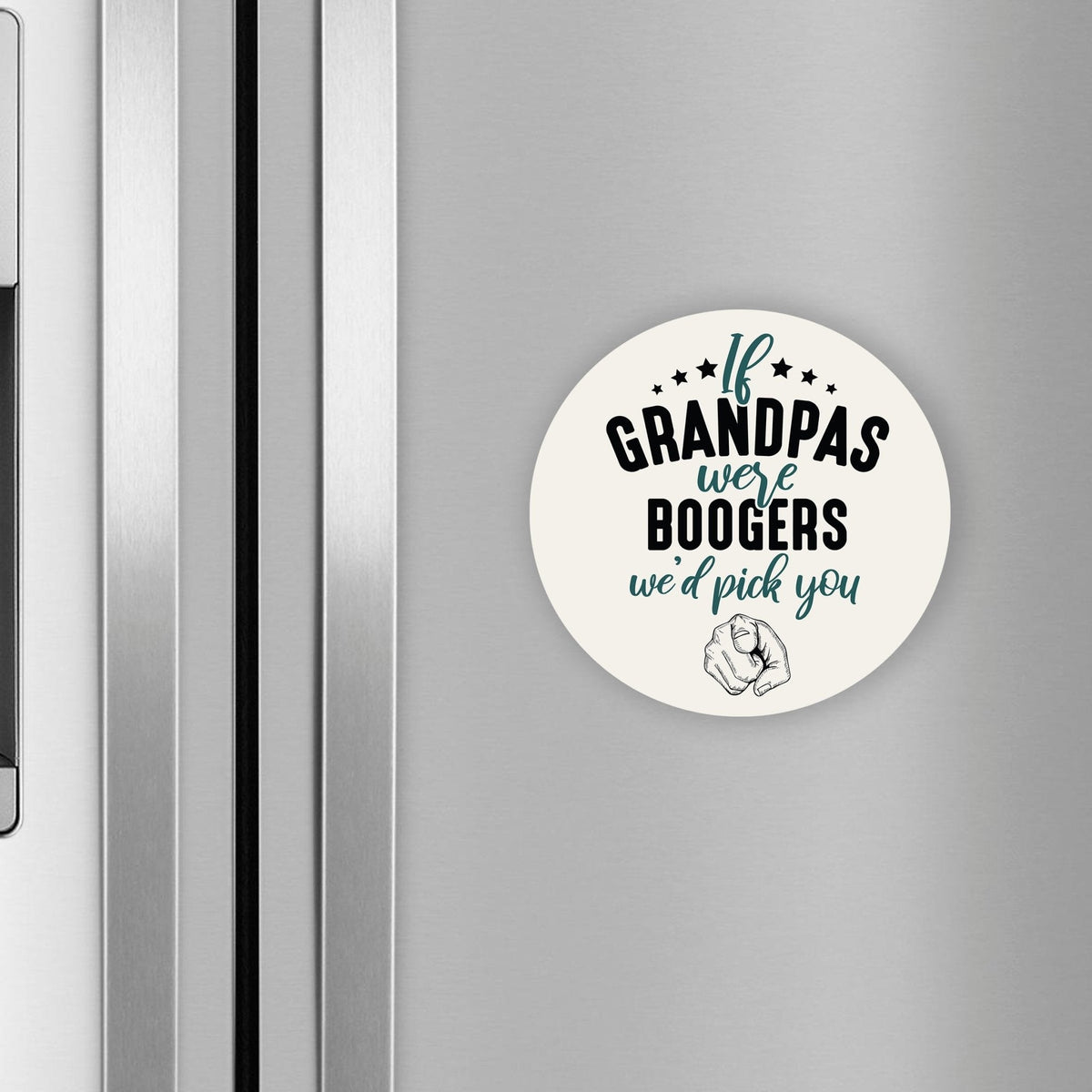 Modern Grandparents Refrigerator Magnet Gift - As A Grandpa - LifeSong Milestones