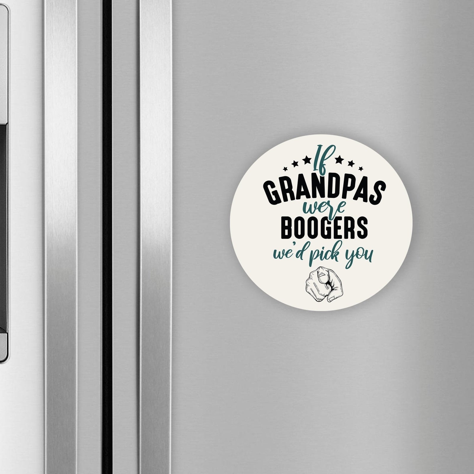 Modern Grandparents Refrigerator Magnet Gift - As A Grandpa - LifeSong Milestones