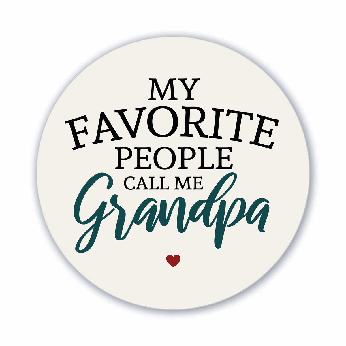 Modern Grandparents Refrigerator Magnet Gift - As A Grandpa - LifeSong Milestones