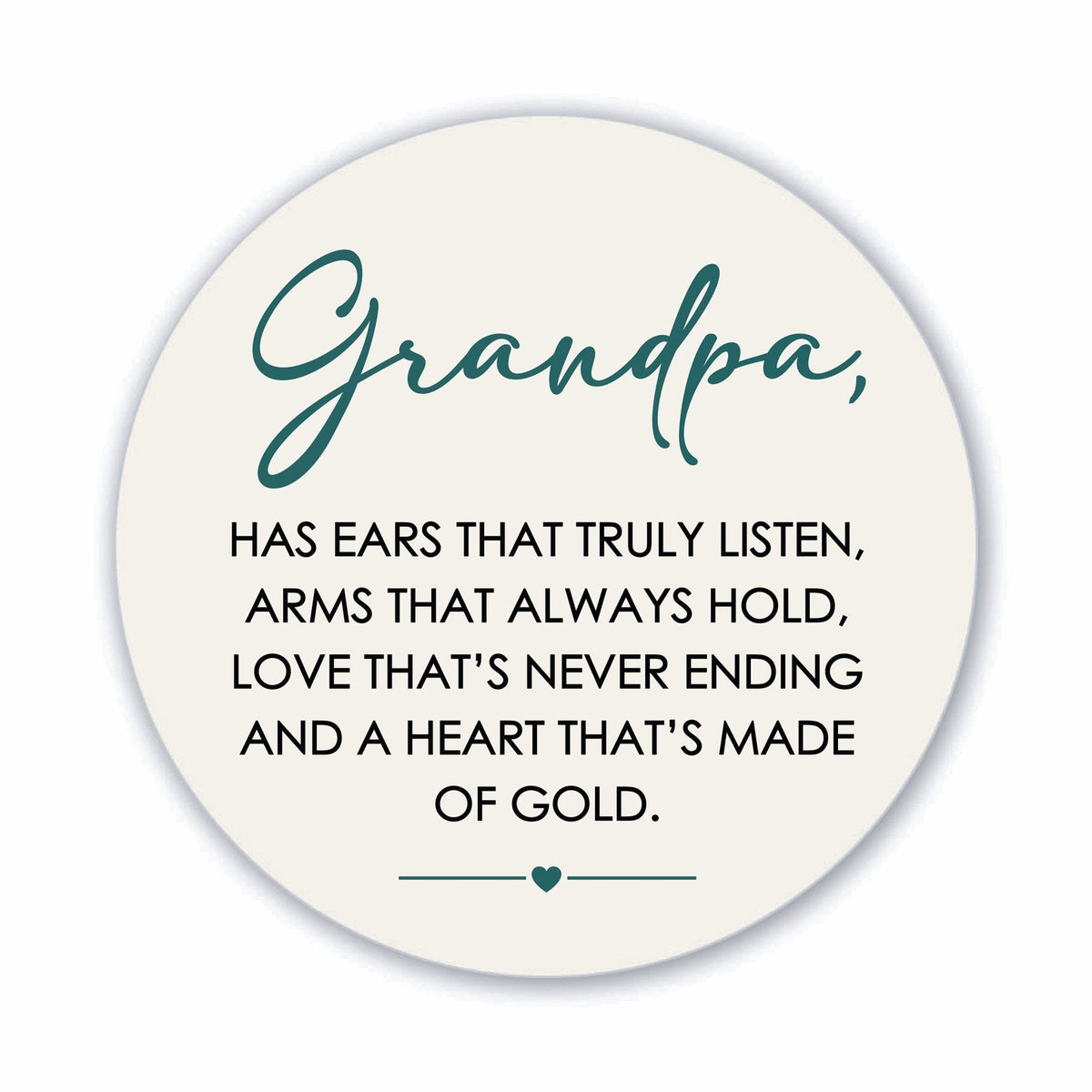 Modern Grandparents Refrigerator Magnet Gift - As A Grandpa - LifeSong Milestones