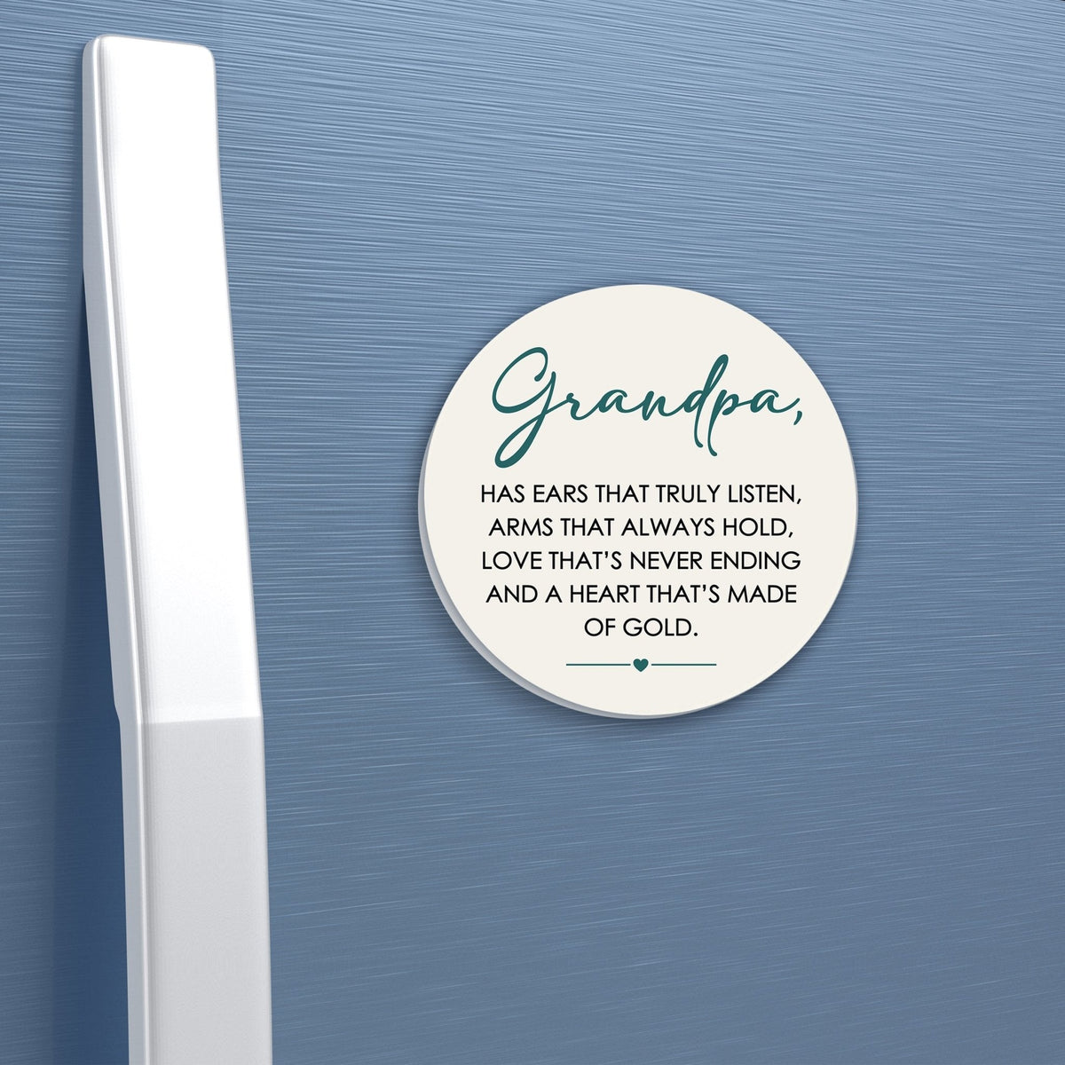 Modern Grandparents Refrigerator Magnet Gift - As A Grandpa - LifeSong Milestones