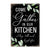 Modern Inspirational 5.5x8in Wooden Plaque Family And Home Tabletop Decor - Come Gather In Our Kitchen - LifeSong Milestones