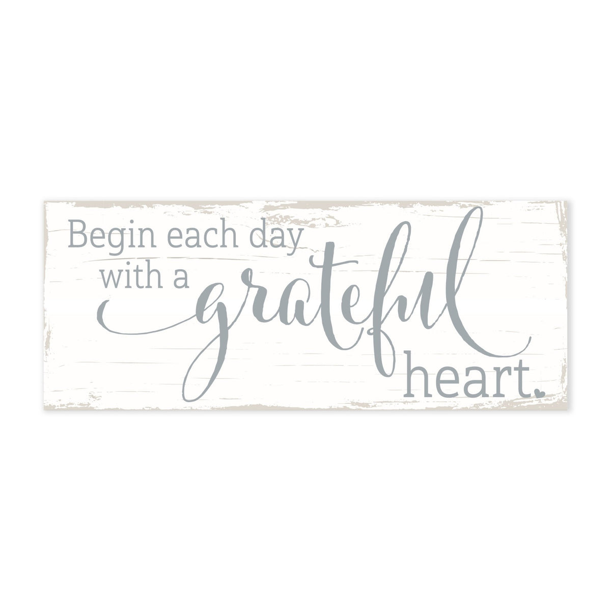 Modern Inspirational Everyday Home and Family Wooden Wall Art Hanging Plaque 4x10n – Begin Each Day – for Family and Home Decorations - LifeSong Milestones