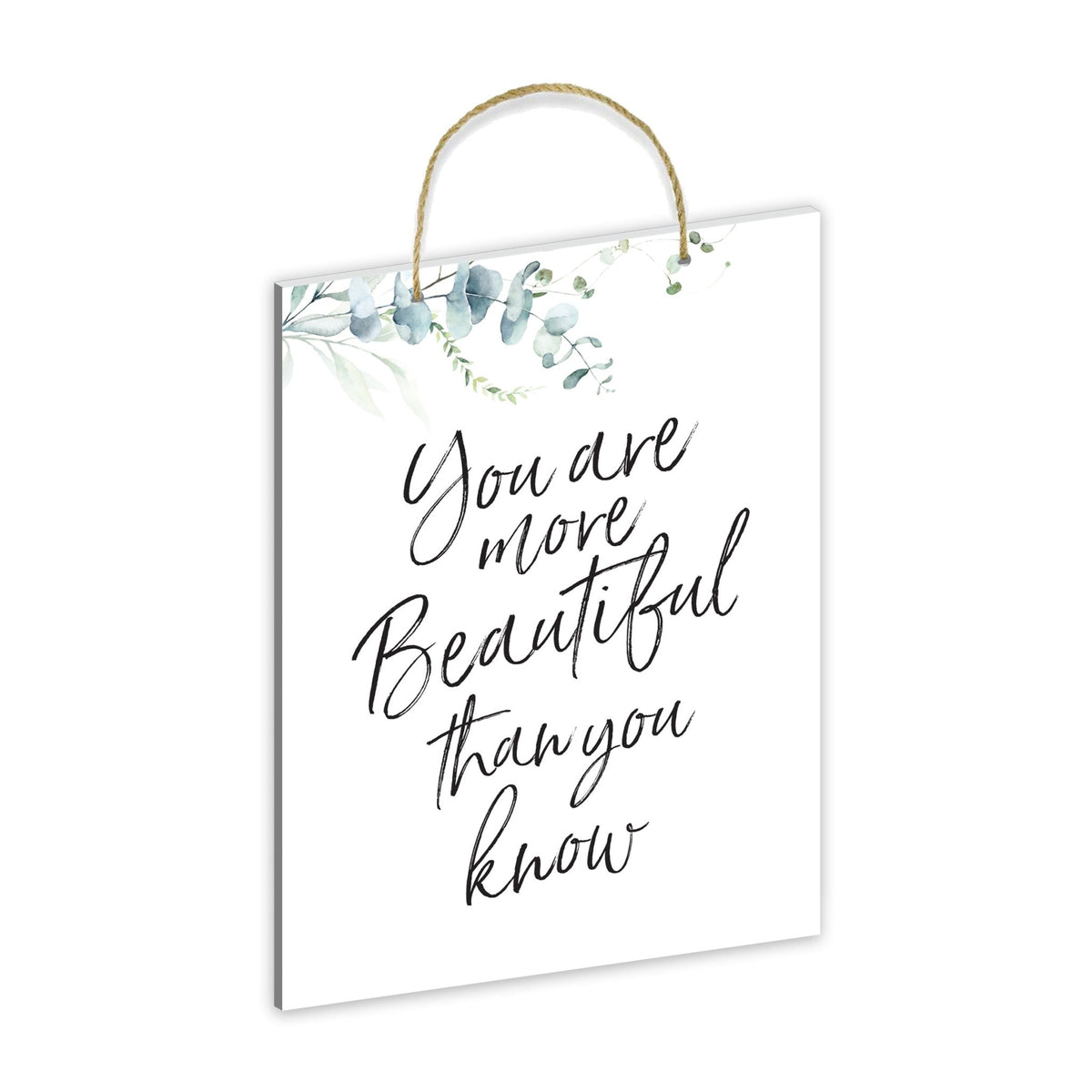 Modern Inspirational Hanging Wall Sign Home Décor - LifeSong Milestones
