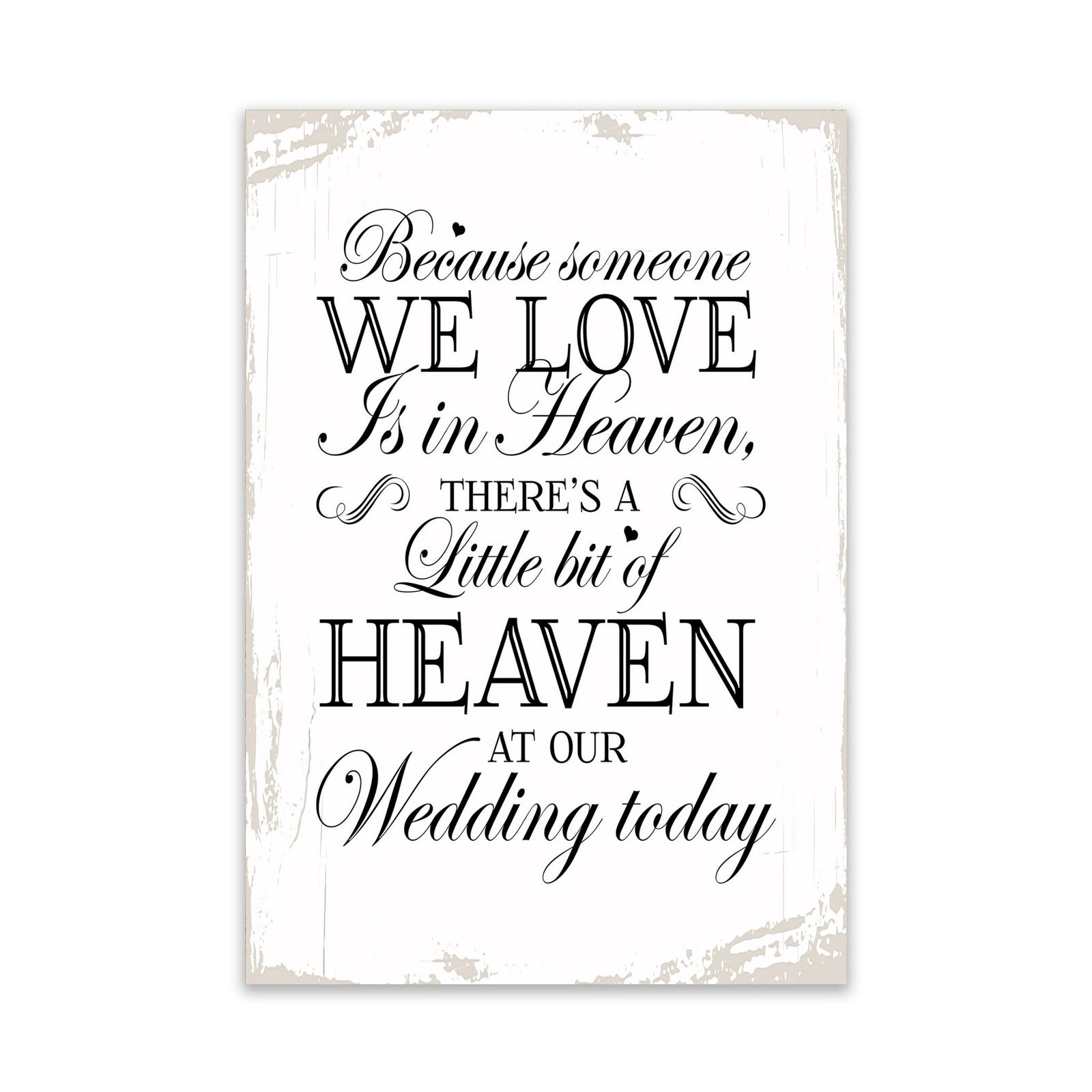 Modern Inspirational Memorial 5.5x 8 inches Wooden Sign Someone We Love - Plaque Tabletop Decoration Loss of Loved One Bereavement Sympathy Keepsake - LifeSong Milestones