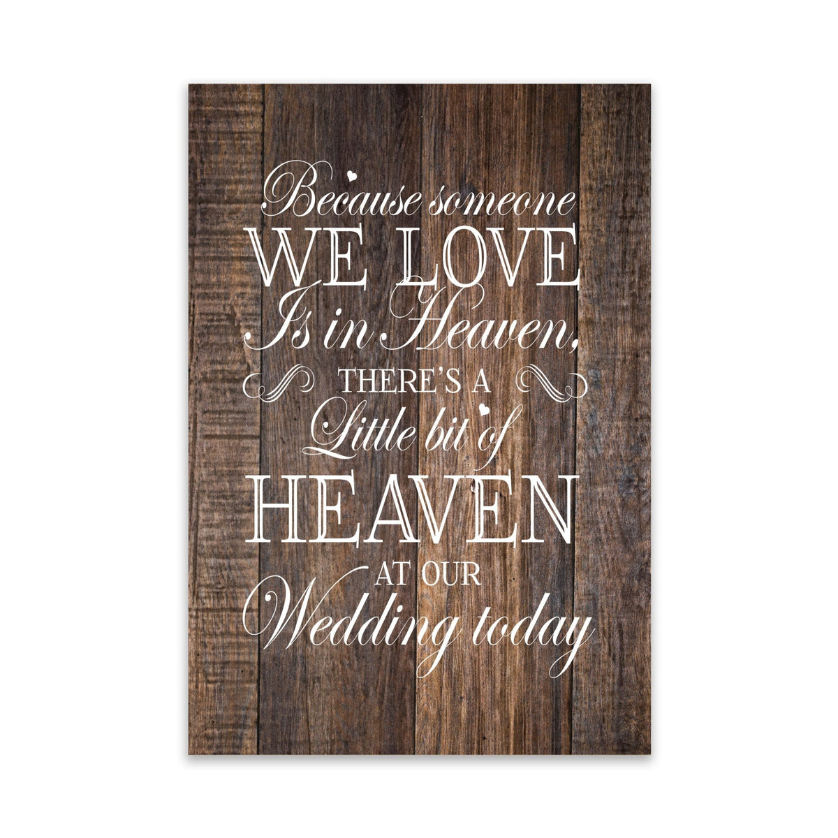 Modern Inspirational Memorial 5.5x 8 inches Wooden Sign Someone We Love - Plaque Tabletop Decoration Loss of Loved One Bereavement Sympathy Keepsake - LifeSong Milestones