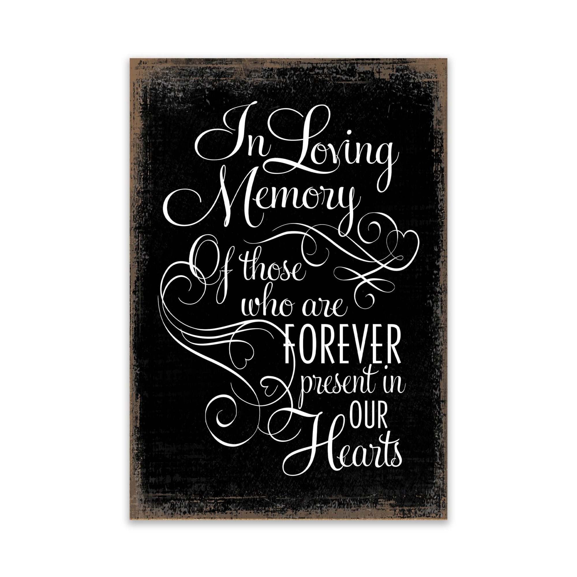 Modern Inspirational Memorial 5.5x 8 inches Wooden Sign Those Who Are Forever - Plaque Tabletop Decoration Loss of Loved One Bereavement Sympathy Keepsake - LifeSong Milestones