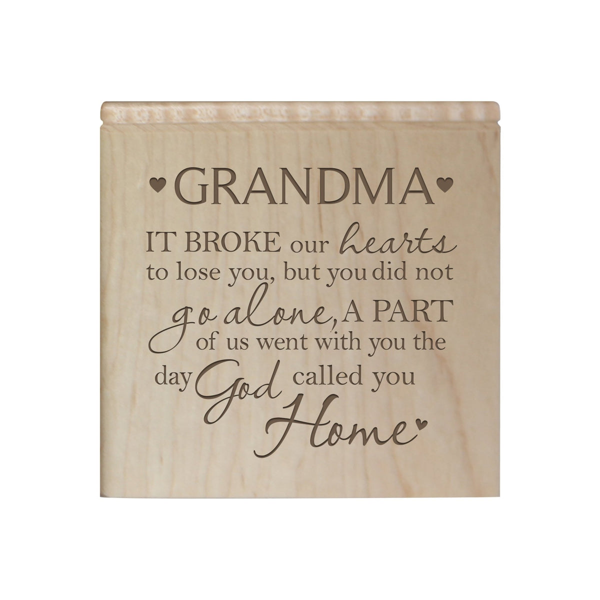 Elegant Memorial Wooden Urn Boxes for Grandma's Ashes