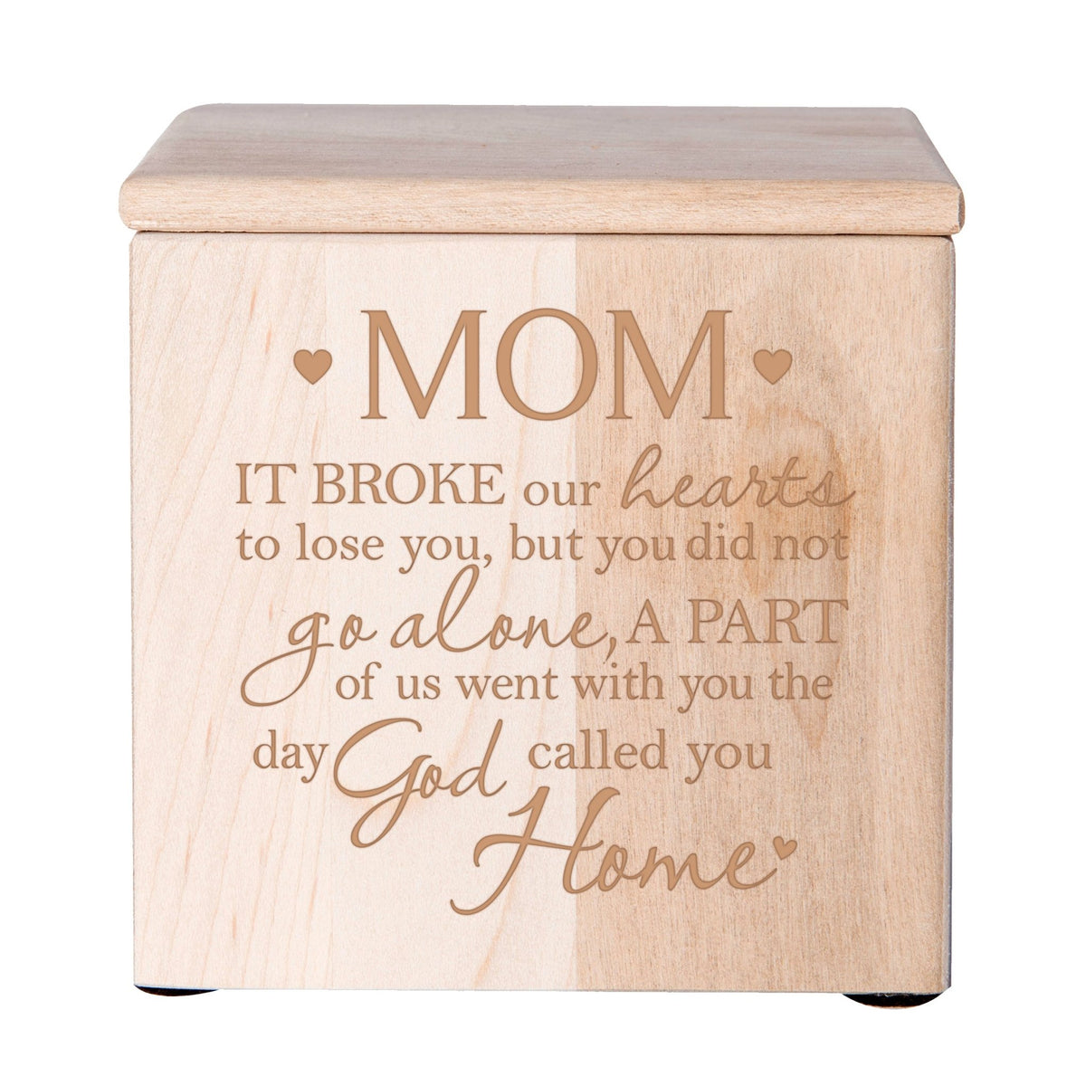 Decorative Wooden Cremation Urns for Mom's Treasured Keepsakes
