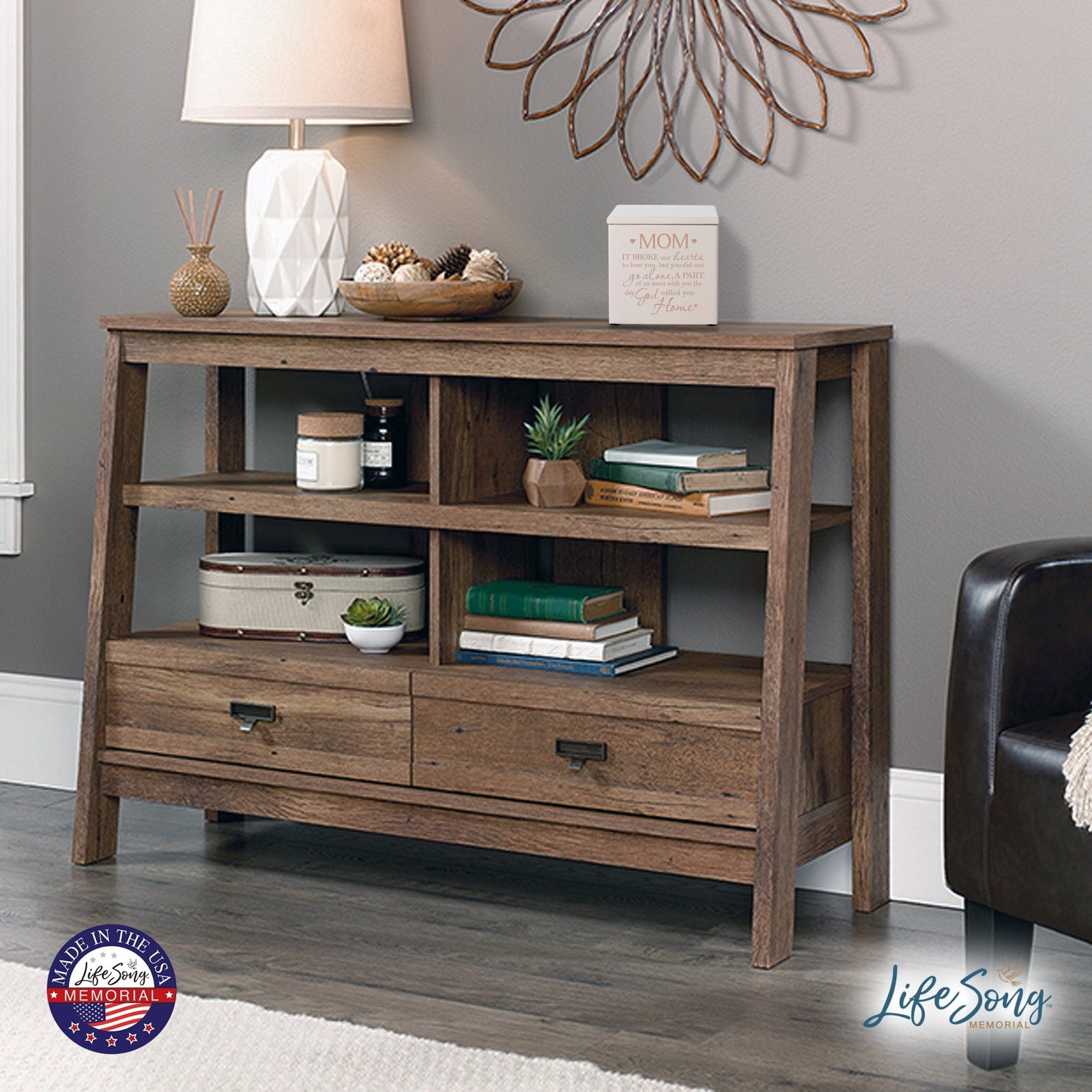 Handcrafted Memorial Wooden Keepsake Urns for Mom