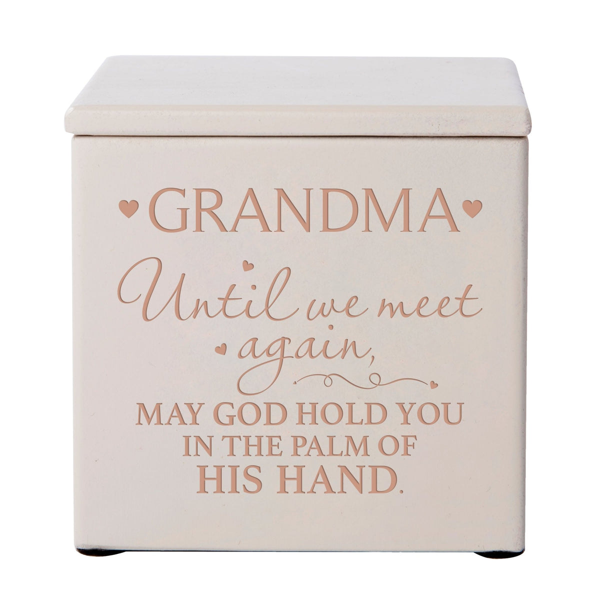 Elegant Memorial Wooden Urn Boxes for Grandma's Ashes