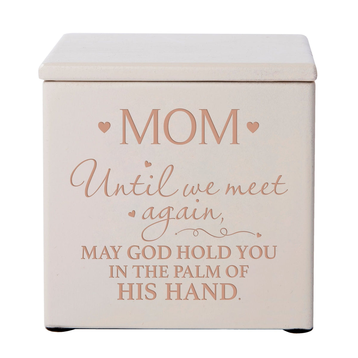 Premium Memorial Wooden Keepsake Urns in Memory of Mom