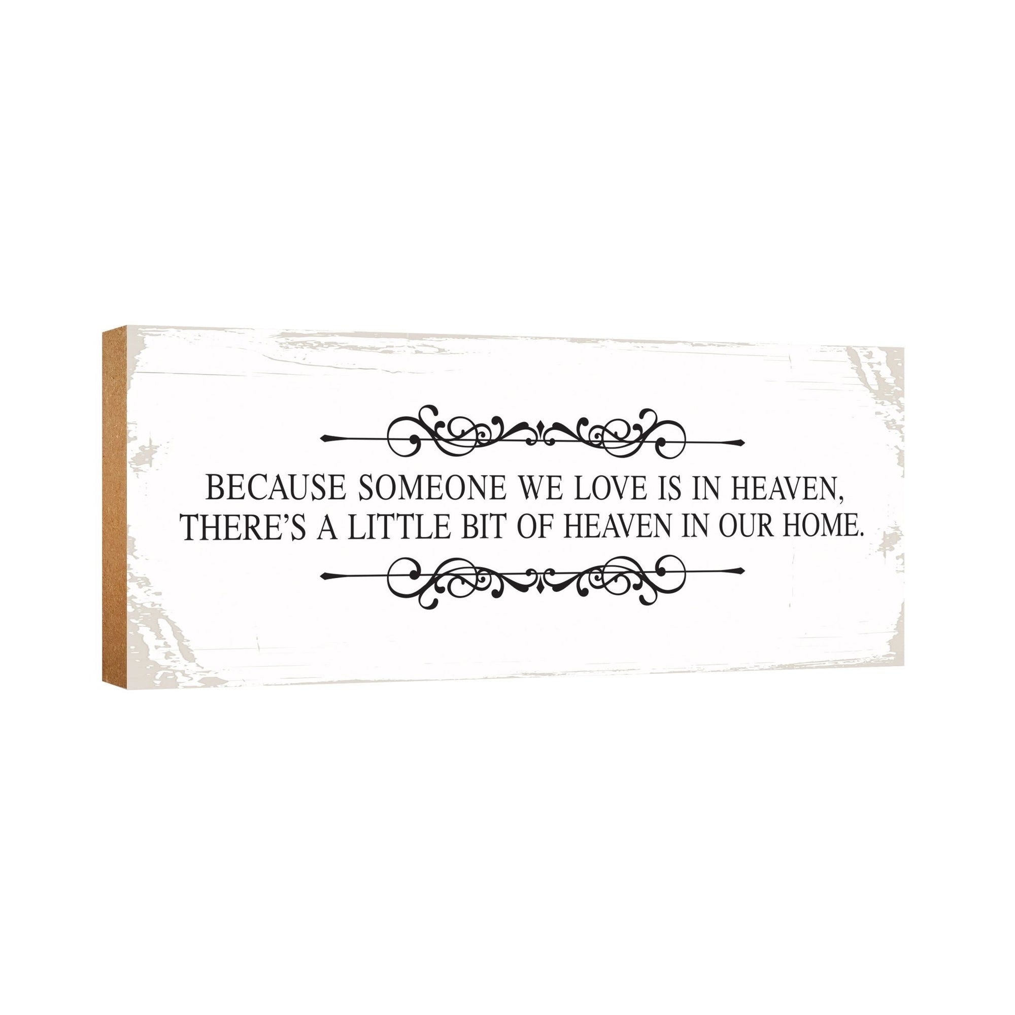 Modern Inspirational Pet Memorial 4x10 inches Wooden Sign (Because Someone We Love) Tabletop Plaque Home Decoration Loss of Pet Bereavement Sympathy Keepsake - LifeSong Milestones