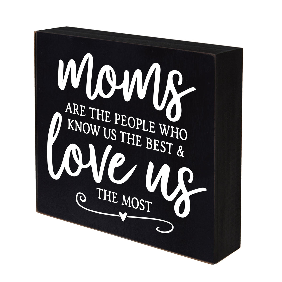 Modern Inspirational Shadow Box for Everyday Home Decorations For Mothers 6x6 - Moms Are The People - LifeSong Milestones