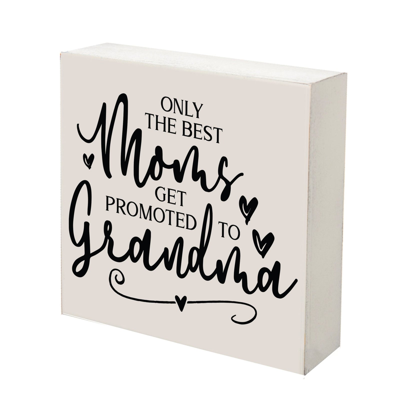Modern Inspirational Shadow Box for Everyday Home Decorations For Mothers 6x6 - Only The Best Moms - LifeSong Milestones
