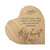 Modern Inspirational Wooden Solid Wood Heart Decoration 5x5.25 - For This Child, I Prayed - LifeSong Milestones