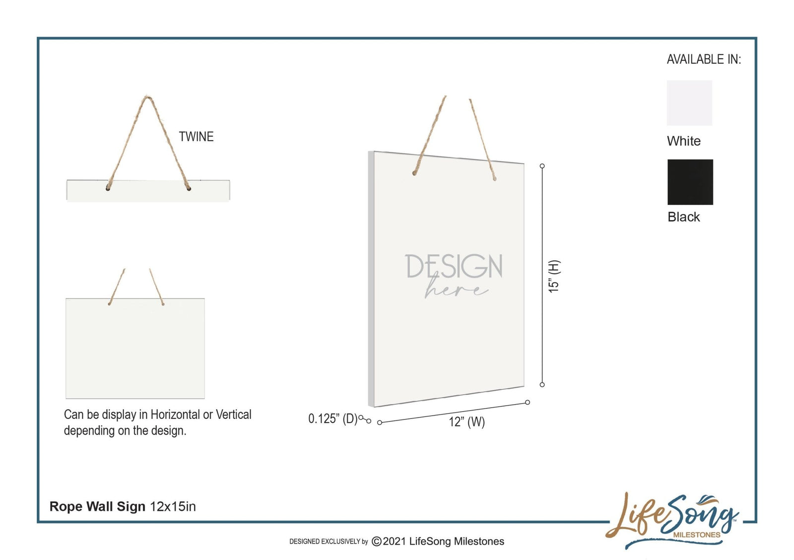 Modern Inspirational Wooden Wall Art Hanging Sign 12x15in - Begin Each Day - For Family And Home Decorations - LifeSong Milestones