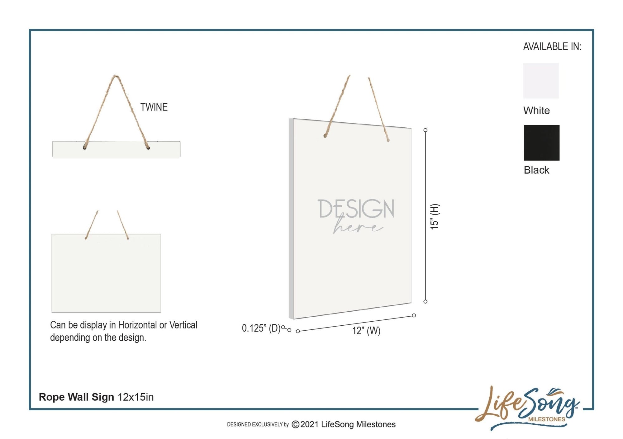 Modern Inspirational Wooden Wall Art Hanging Sign 12x15in - Begin Each Day - For Family And Home Decorations - LifeSong Milestones