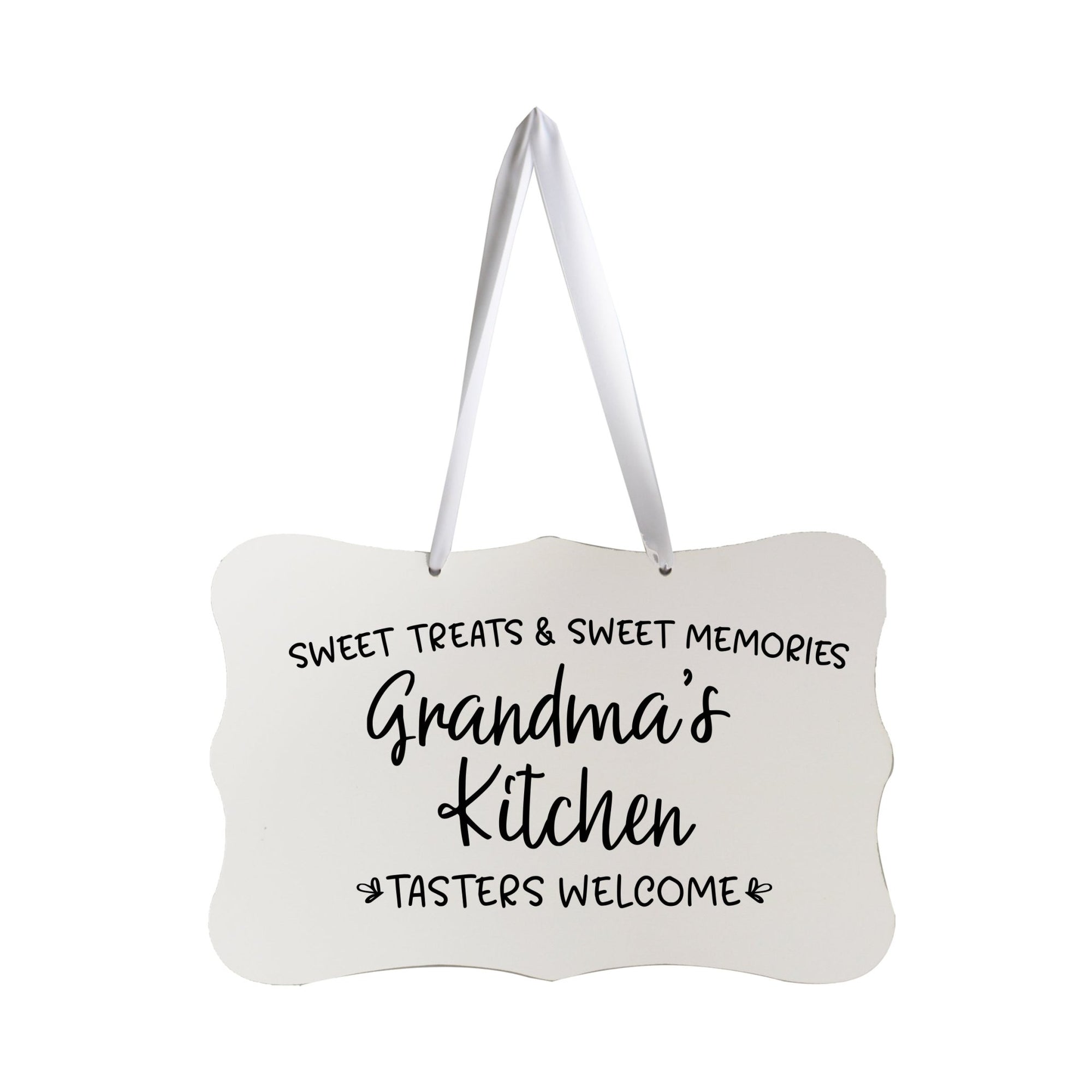 Modern Inspirational Wooden Wall Hanging Sign for Home Decorations 8x12 - Grandma’s Kitchen - LifeSong Milestones
