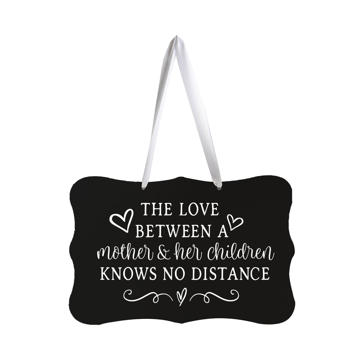 Modern Inspirational Wooden Wall Hanging Sign for Home Decorations 8x12 -The Love Between = Mother And Her Children - LifeSong Milestones