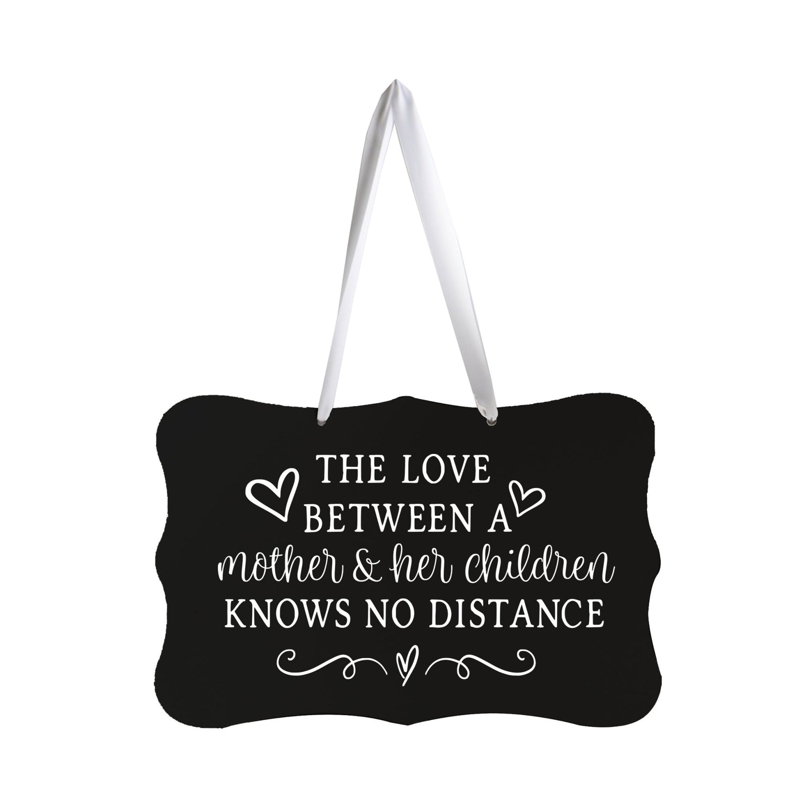 Modern Inspirational Wooden Wall Hanging Sign for Home Decorations 8x12 -The Love Between = Mother And Her Children - LifeSong Milestones