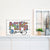 Modern-Inspired White Wooden Graffiti Art Shelf Sitter Gift Idea & Home Décor - Mimi - LifeSong Milestones