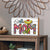Modern-Inspired White Wooden Graffiti Art Shelf Sitter Gift Idea & Home Décor - Mom - LifeSong Milestones