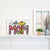 Modern-Inspired White Wooden Graffiti Art Shelf Sitter Gift Idea & Home Décor - Mom - LifeSong Milestones