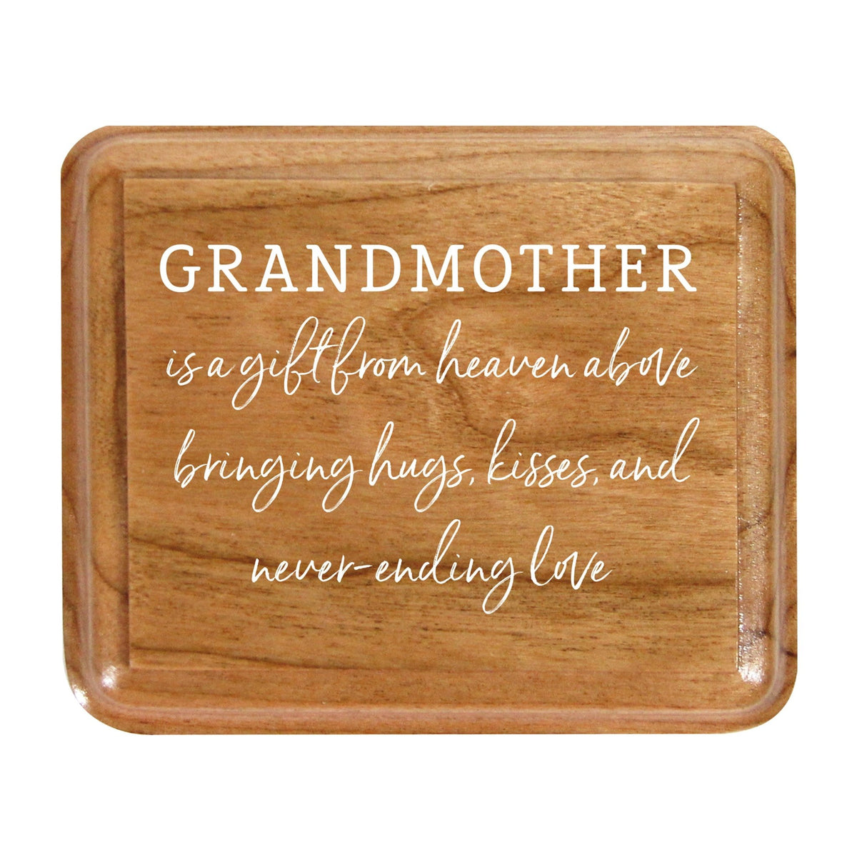 Modern Keepsake Box Inspirational Quotes for Grandmother 3.5x3 Grandmother Is A Gift - LifeSong Milestones