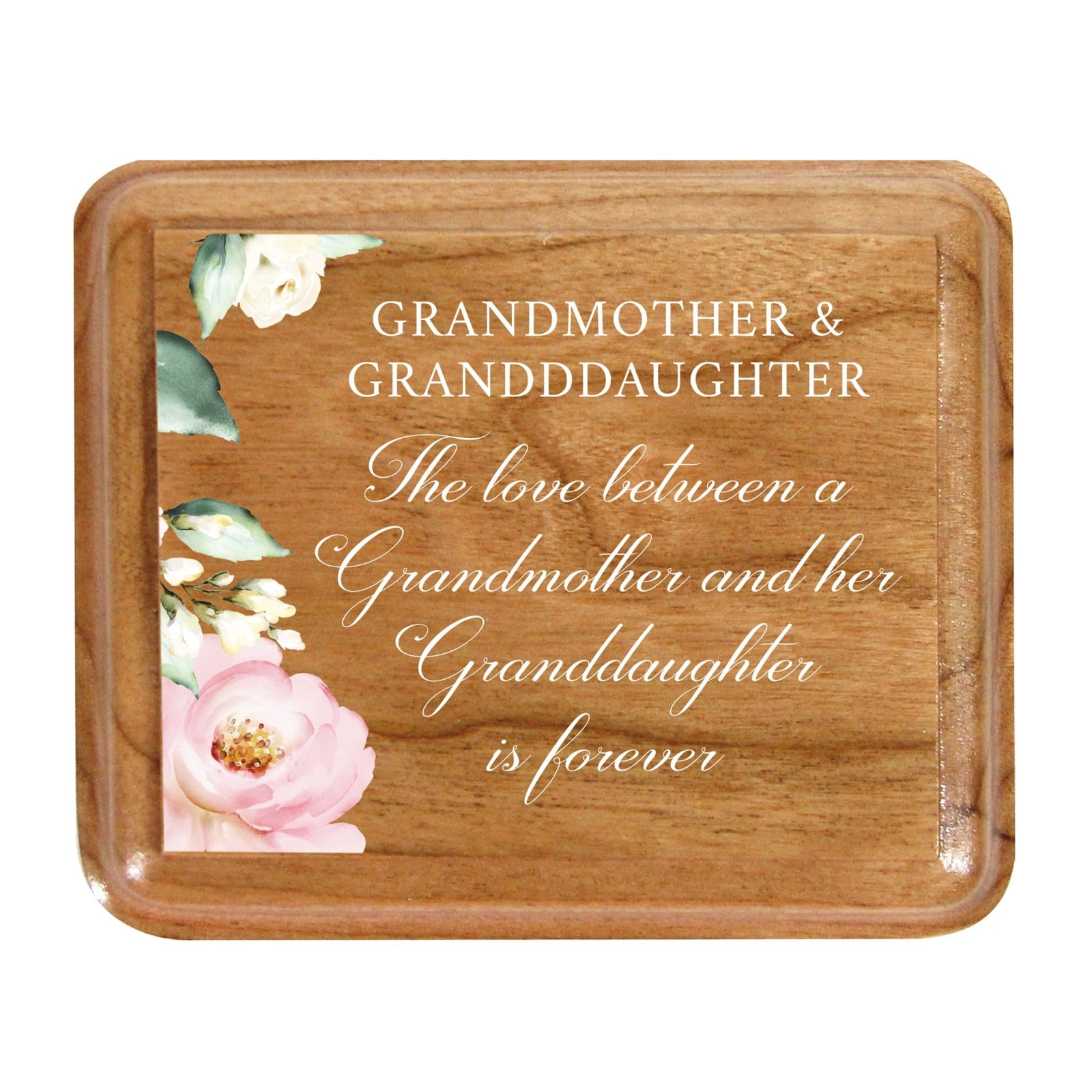 Modern Keepsake Box Inspirational Quotes for Grandmother 3.5x3 The Love Between - LifeSong Milestones