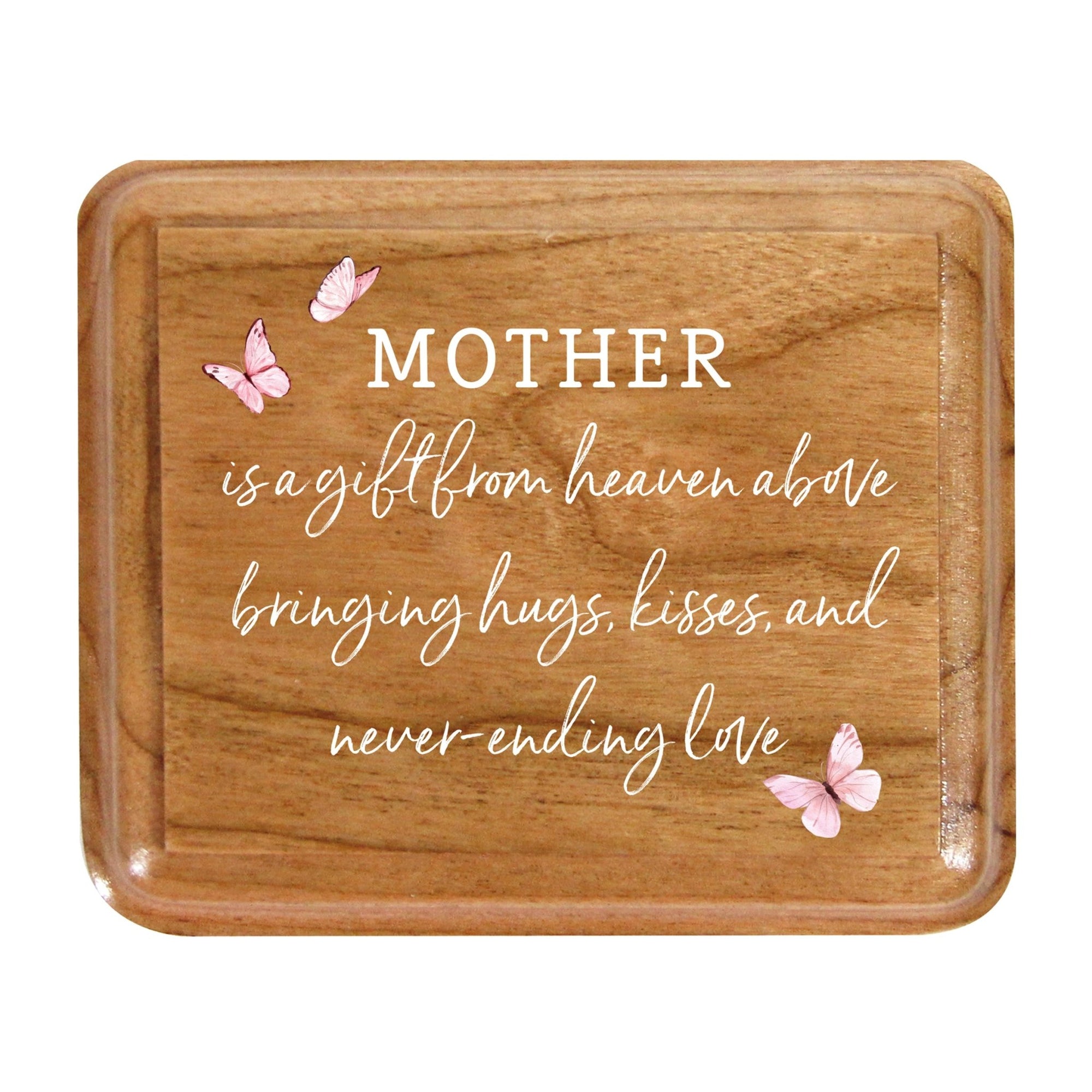 Modern Keepsake Box Inspirational Quotes for Mom 3.5x3 Mother Is A Gift - LifeSong Milestones