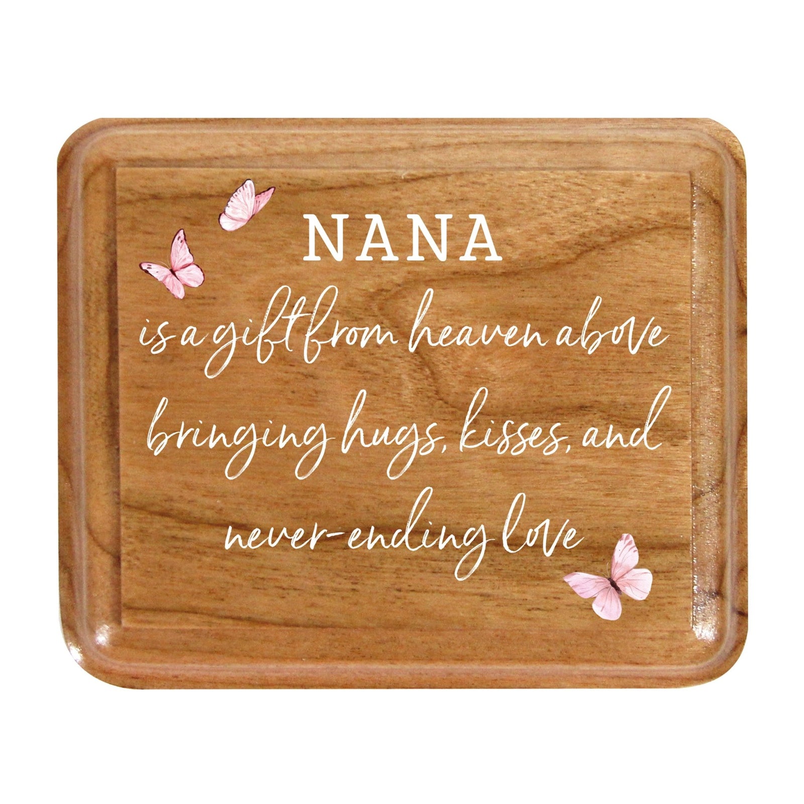 Modern Keepsake Box Inspirational Quotes for Nana 3.5x3 Nana Is A Gift - LifeSong Milestones