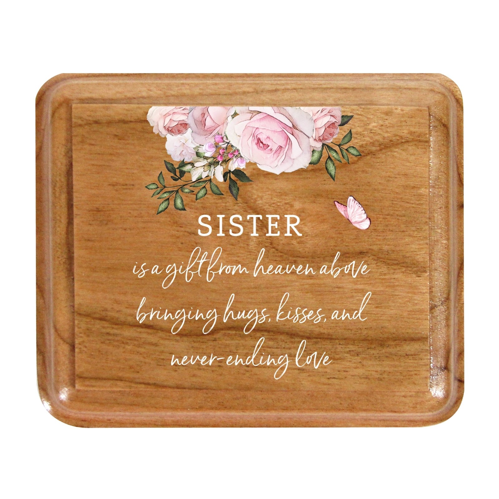 Modern Keepsake Box Inspirational Quotes for Sister 3.5x3 Sister - LifeSong Milestones