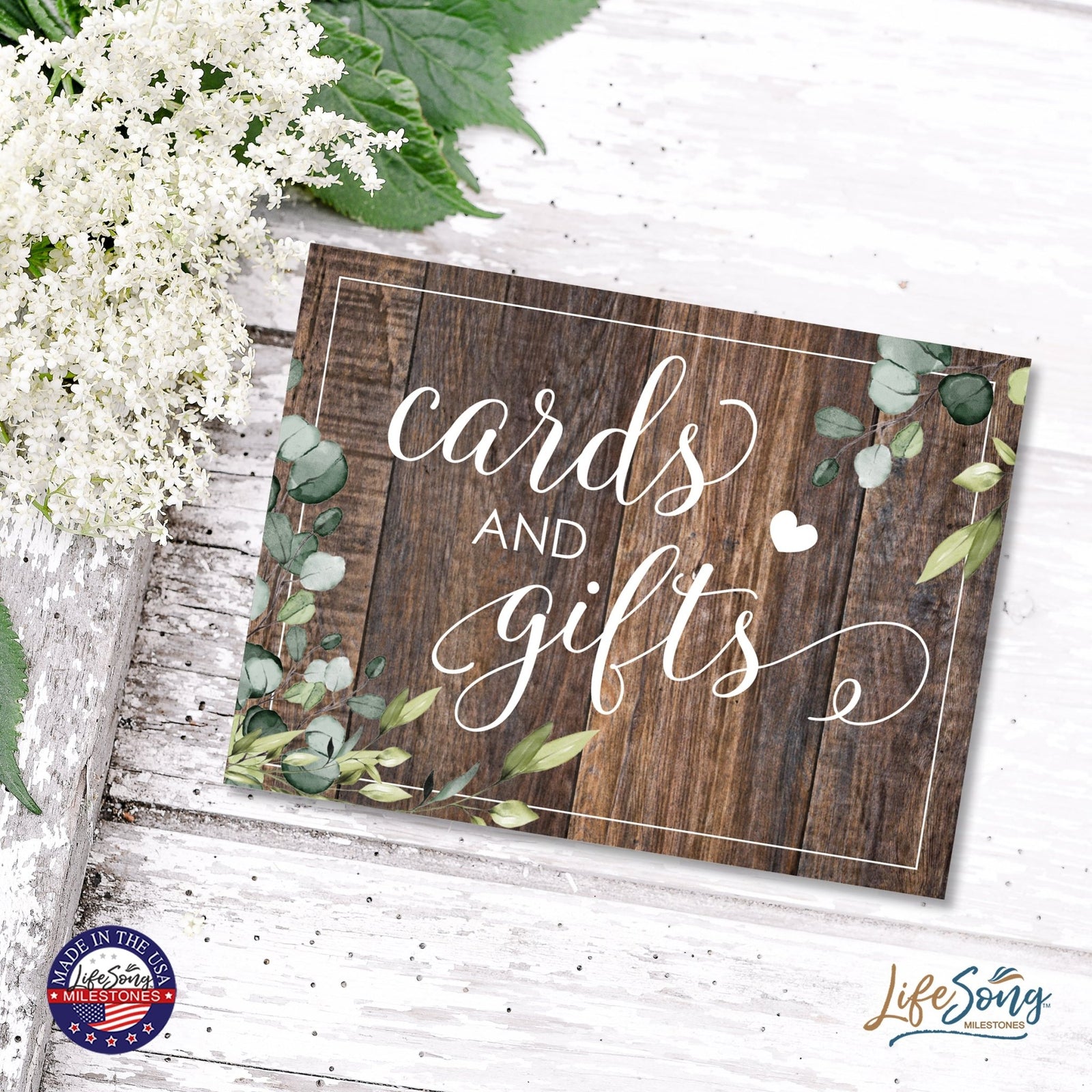 Modern Memorial 3 Piece Set Wooden 6x8 inches Hanging Wall Art Sign – Special Memory - LifeSong Milestones