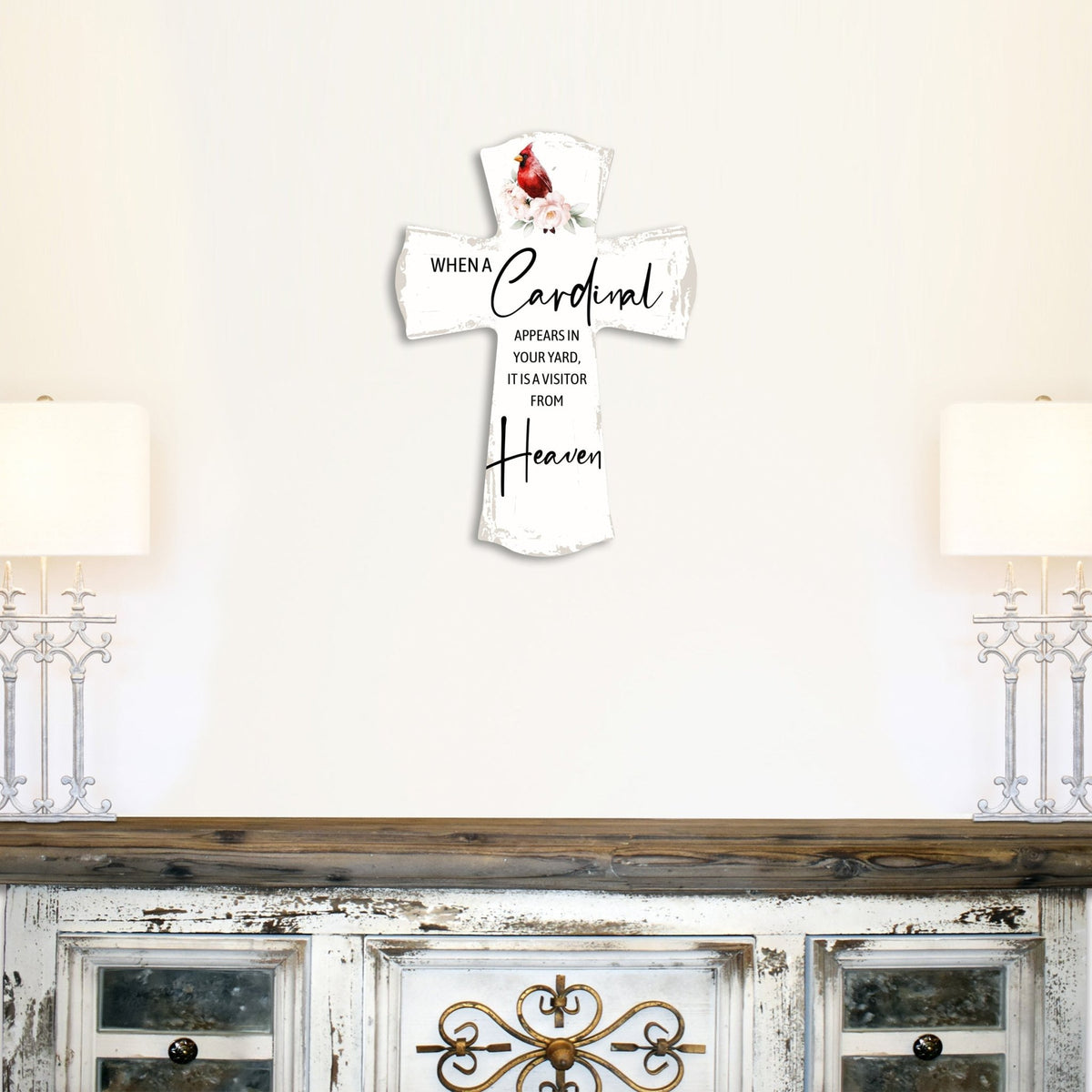 Modern Memorial Wall Cross Bereavement Gift - LifeSong Milestones