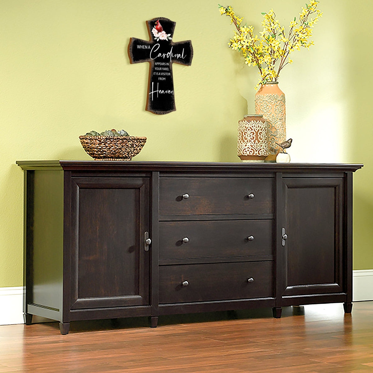 Modern Memorial Wall Cross Bereavement Gift - LifeSong Milestones