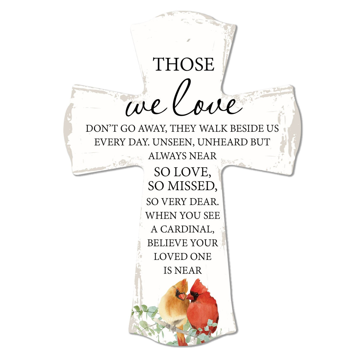 Modern Memorial Wall Cross Bereavement Gift - LifeSong Milestones