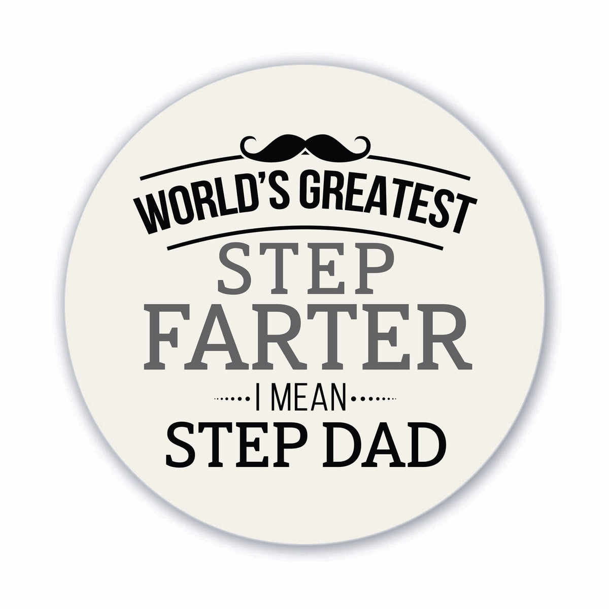 Modern Refrigerator Magnet Gift for Stepdad - Best Bonus Dad - LifeSong Milestones