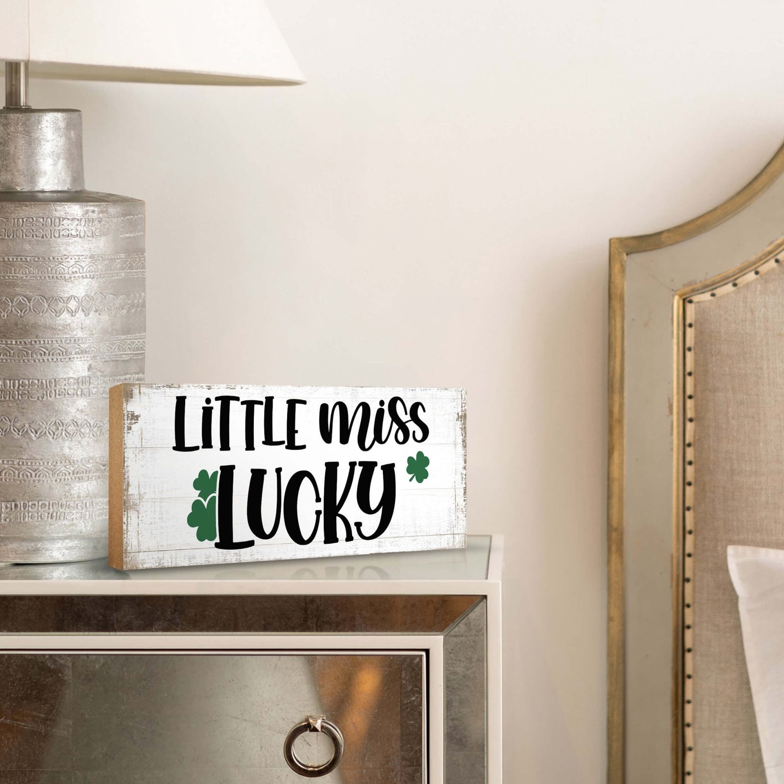 Modern St. Patrick’s Day Wooden Tabletop Signs and Shelf Decor for Home Décorations - LifeSong Milestones