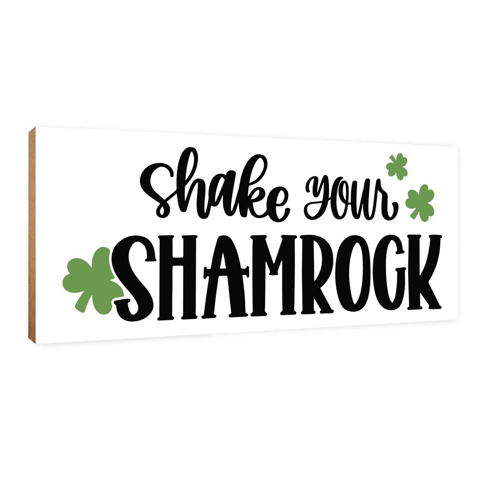 Modern St. Patrick’s Day Wooden Tabletop Signs and Shelf Decor for Home Décorations - LifeSong Milestones