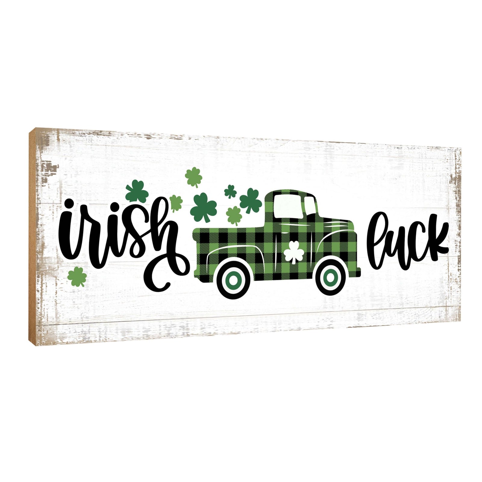 Modern St. Patrick’s Day Wooden Tabletop Signs and Shelf Decor for Home Décorations - LifeSong Milestones