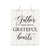 Modern Wooden Horizontal Wall Hanging Rope Sign 12x15 - Gather Here - LifeSong Milestones