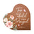 Modern Wooden Inspirational Heart Block 5in- For This Child - LifeSong Milestones