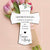 Modern Wooden Mini Cross for Godchild - I Promise To Love You - LifeSong Milestones