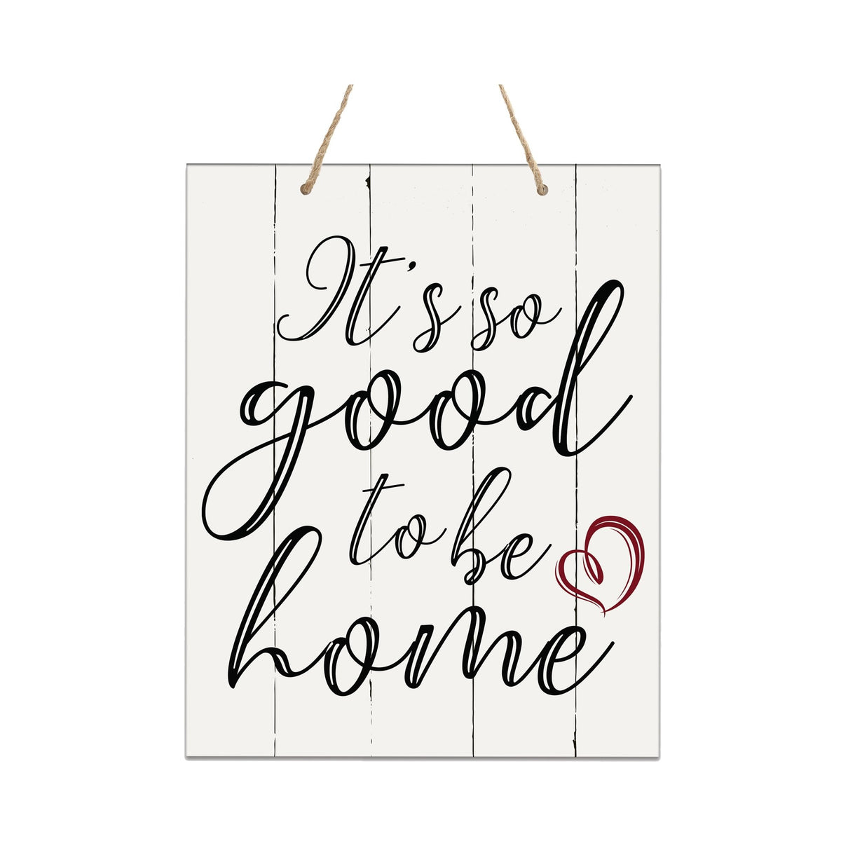Modern Wooden Vertical Wall Hanging Rope Sign 12x15 - Home - LifeSong Milestones