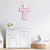Modern Wooden Wall Cross for Goddaughter - LifeSong Milestones