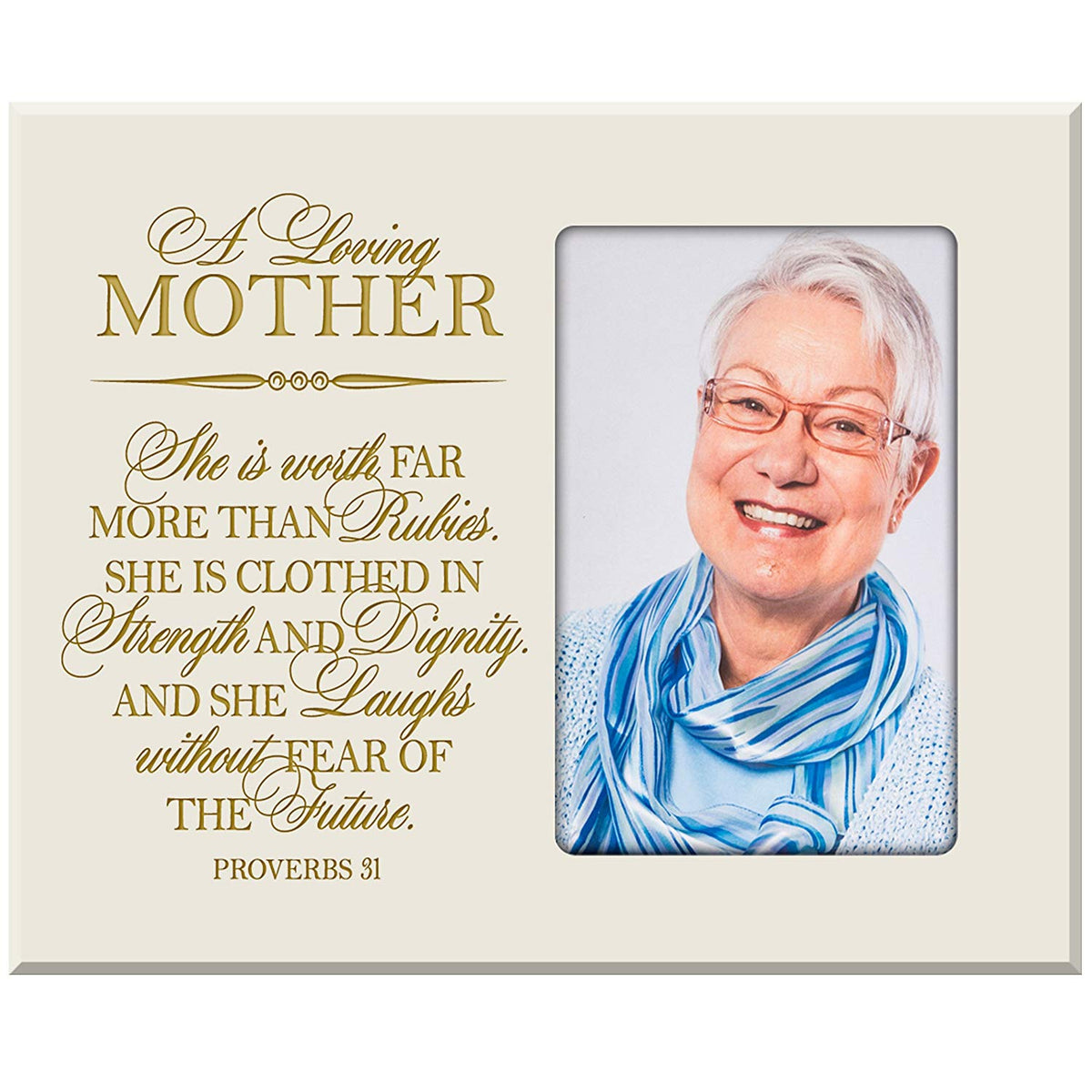 Mothers Day Picture Frame Gift - Proverbs 31 - LifeSong Milestones